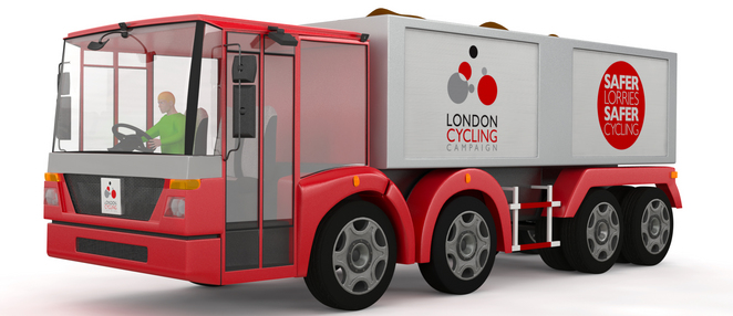 cyclists lorry